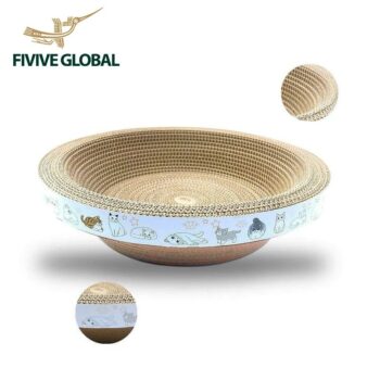 Round cat bed scratcher (30*8 cm) (40*9cm) ( 45*9.5cm) (50*10.5cm)