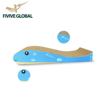 Pig-shaped cat scratcher (42×21×7.5 cm)