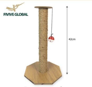 8-sided base scratching post (42×23 cm)