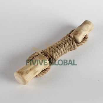 Wholesale Nunchaku Rope Toy – Coffee Wood & Hemp