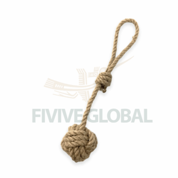 Hemp Ball Tug Toy For Dog